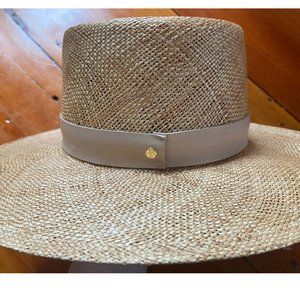 Janessa Leone Jade Bolero Hat with Neutral Leather Band